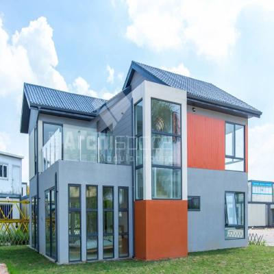 China Modern Luxury Modular Prefab Villa Homes Steel Structure Prefab Lightweight Home for sale