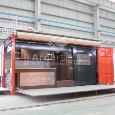 China Yahgee Modern Prefab Shipping Container Luxury Houses For Cafe Restaurant for sale