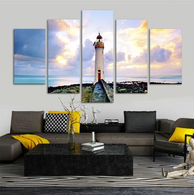 China Environmental Materials Wholesale Modern 5 Panel Picture On Canvas Painting Wall Art for sale