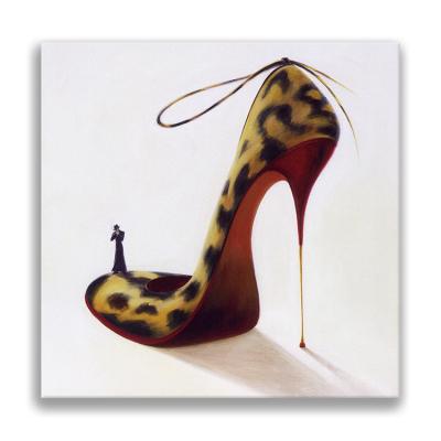 China Environmental Materials Decoration Highheels Canvas Painting Home Wall Art for sale