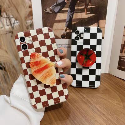 China Soft shockproof tpu case charger phone cases puzzle cover with stand case for samsung s21 ultra for sale