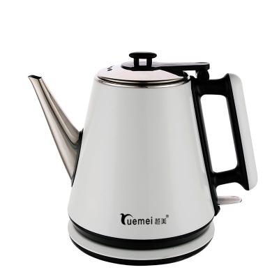 China 360 Degree Base Yuemei 1.2L Rotation Mini Electric Tea Kettle For Kitchen Appliance Pour Over Electric Kettle Kettle Thermostat Switch for sale