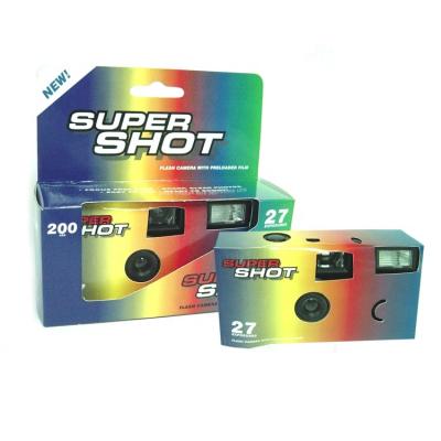 China PROFESSIONAL Disposable Camera 35MM Single Use Color Film With Flash for sale