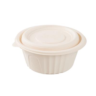 China Environmental protection seal thickening and Environmental Biodegradable Disposable Seal Large Capacity Tableware Bowl Thickening Bento Lunch Bowl for sale