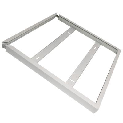 China Wholesale Screwless Assembly Integrated Surface White Aluminum Mounted Bracket Mount Kit For 60x60 30x120 60x120 LED Panel for sale