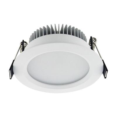 China Shenzhen factory modern high brightness indoor ip44 recessed spot down light aluminum round LED Downlight for home hotel office for sale