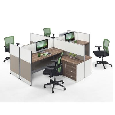 China Wearability Designer Office Cubicles Workstation Office Furniture Four Seater Modern Car Workstation for sale