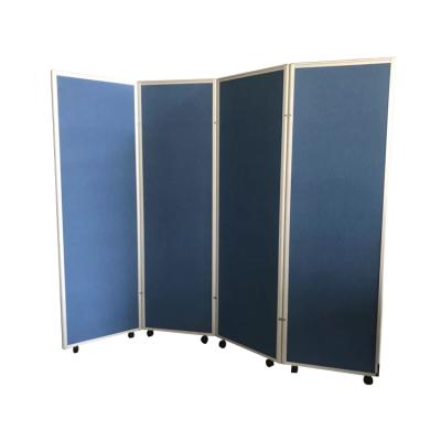 China Environmental Office Furniture Room Partition Divider Movable Office Partition Walls With Wheels for sale