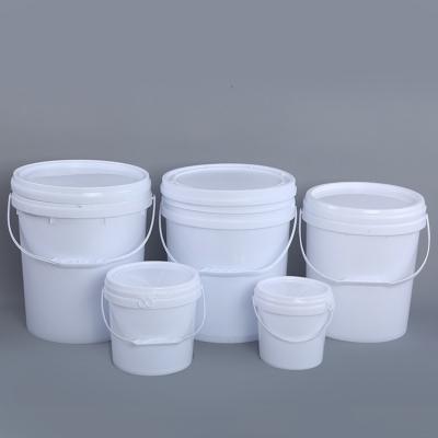 Chine Eco-friendly Cheap Empty Round 5 15 30 20 Clear Transparent Plastic 10 Liter Bucket For Oil Painting à vendre