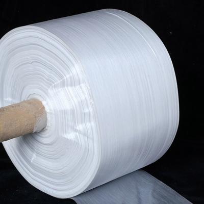 China Recyclable White Flour Fabric PP Rice Grain Agriculture Woven Textiles PP Sack Bag Roll for sale