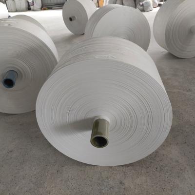 China 100% Recyclable Polypropylene Cement Tube Sand Bags Big Bag PP Woven Fabric In Roll for sale