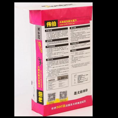 中国 Recyclable Block Bottom Valve 25Kg 50Kg Kraft Feature Brown Recyclable Bag Paper Bags For Cement 販売のため