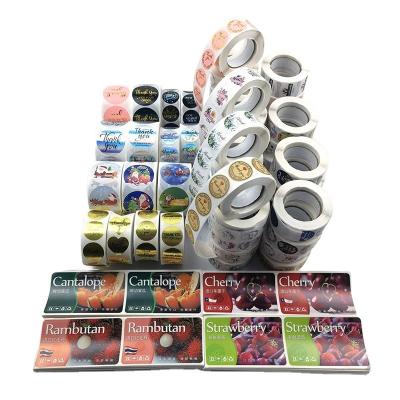 China Custom Waterproof Canned Food Sticker Label Waterproof Adhesive Printing for sale