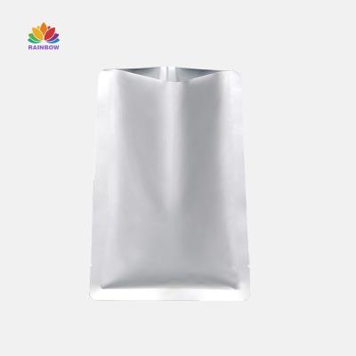 China Moisture Proof Three Sides Seal Aluminum Foil Flat Vacuum Bag for sale