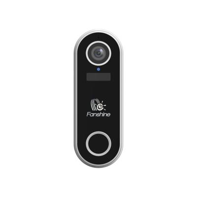 China Fanshine Smart 2MP HD Doorbell Battery Camera PIR Cam TUYA NIGHT VISION Remote Wide Angle App for sale