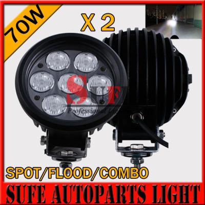 China 6'' 70w LED Driving Light 10-30v Offroad Light 4x4 tractor Driving Light For SUV ATV Light for sale