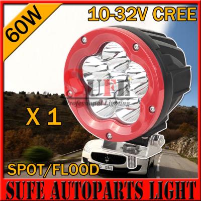 China NEW 6 INCH 60w LED Driving Light CREE For 4x4 jeep truck tractor offroad working headlight for sale