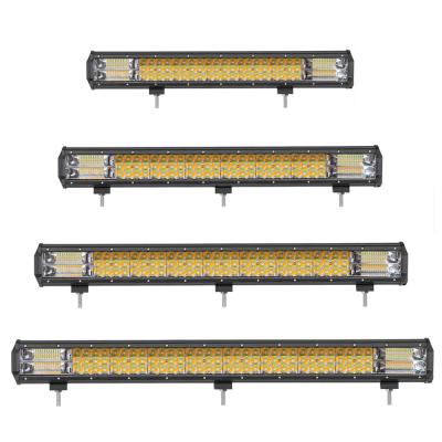 China 17 20 26 32 Inch Led Bar Light Combo For Off road Trucks Boat SUV ATV 4WD 4x4 Car White Amber Flash Strobe Driving for sale