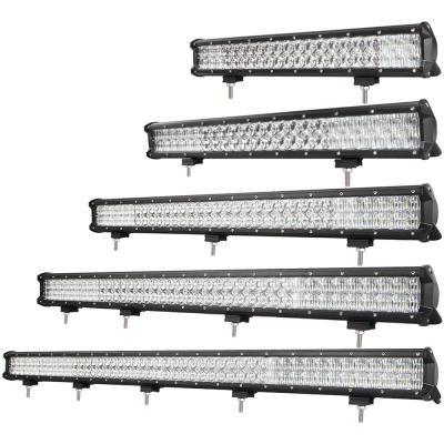 China 5D Lens 210W 240W 300W 390W 480W LED Work Light Bar For 4x4 Offroad Trucks 4WD Boat SUV ATV Uaz Combo Beams Boat Driving for sale