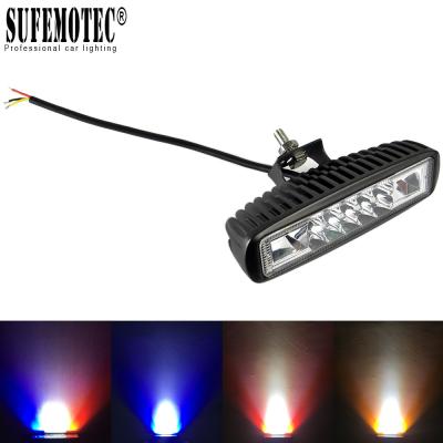 China 6 inch Super Slim Mini Led Bar Work Light For Motorcycle 4x4 Offroad Car DRL Signal Lamp External Warning Daytime Runnin for sale