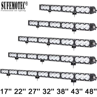 China 30W 90W 12W 150W 180W Single Row Led Work Light Bar For Car 4x4 Offroad Truck SUV 4WD Spot Flood Combo Beams Driving for sale