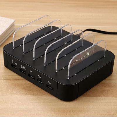 China Mobile Phone 5 USB Charger For Smart Phones Tablet Cameras Speakers 9A 45w Charger Station for sale