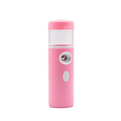 China Mini Size Best Cheap Device Portable Hand Held Desktop Small Personal Cheap Personal Travel USB Face Jet Humidifier UK Australia Amazon Malasia Pink Sale for sale