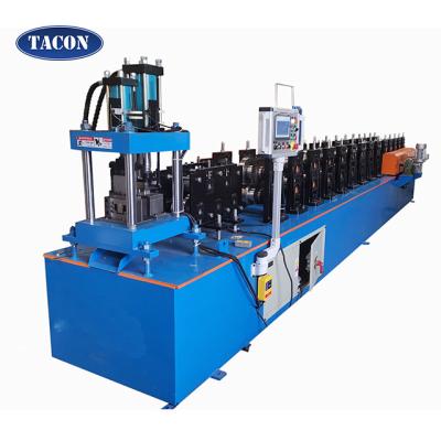 China Hotels Multi Specification Metal Omega Cap Top Channel Roll Forming Machine Building Material Machinery for sale