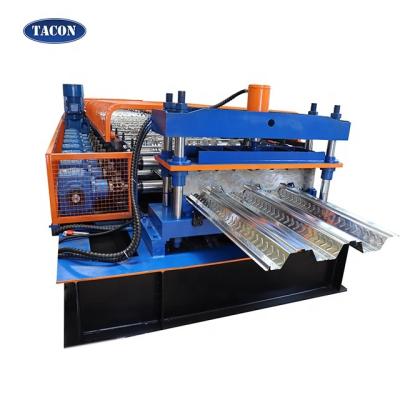 China Hotels Metal Floor Decking Roll Forming Machine YX75-305-915 for sale