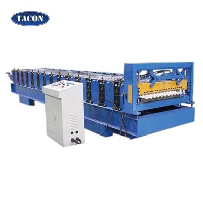 China Hot Sale Hotels Building Material Wall And Roof Panel Roll Forming Machine YX17.5-76.2-762 for sale