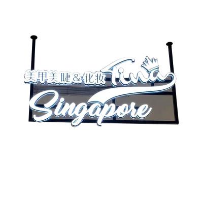 China Strong Sense of Retro Factory Customized Advertising Sign Easy to Install with Frame Led Characters Illuminated Letters for Store Sign for sale