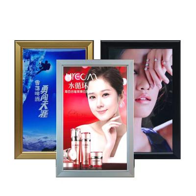 China Highlight A4 Size Snap Clip Poster Led Light Box Wall Mounted Ultra Thin Light Boxes For Advertising Led Panel for sale