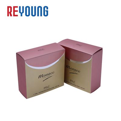 China Recyclable Custom Logo Printed Gold Silver Cards Luxury Retail Packaging Boxes For Cosmetic Facial Mask for sale