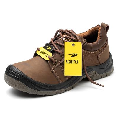 China Men's Big Size Cowhide Low Top Waterproof Safety Shoes for sale