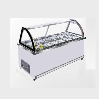 China Custom Supermarket Meat Display Island Freezer Refrigeration Equipment for sale