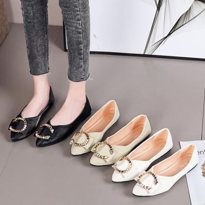 China Hot sale women's flats other spring comfortable loafers ladies led single shoes fashion large size casual shoes for women wholesale for sale