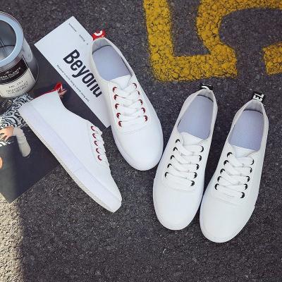 China Cushioning New Style Running Breathable Ladies Skateboard Shoes Student White Women Fashion Sneakers Casual Walking Shoes For Girl 35 for sale