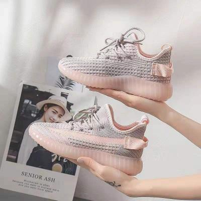 China Wholesale Fashion Trend Trainers Sneakers Big New Sport For Women Black Pink Casual Waterproof Flight Summer Ladies Bag Weaving Running Shoe for sale