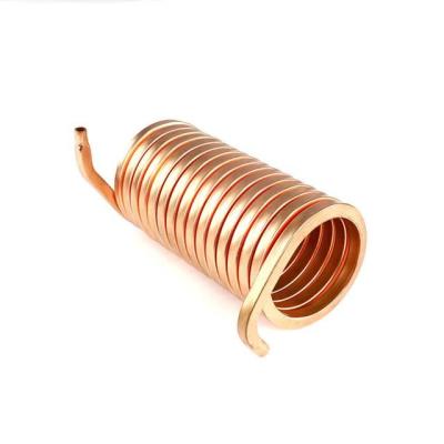 China Water Tube HVAC Copper Tube 1/4 Inch Pancake Coil Copper Pipe For Air Conditioner for sale