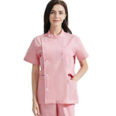 China New Fashionable Woman Scrubs Hospital Uniforms Nurse Scrub Suits Fashionable Nurse Uniform Designs for sale