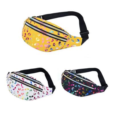 China Custom Hip Bum Bag Mini Travel Purse Water Proof Fashion Women Girl Waist Fanny Pack Belt Bag Pouch for sale