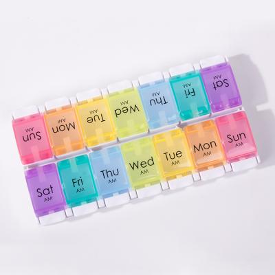 China Universal Use Eco-Friendly Daily Fancy 7 Day Pill Box Organizer for sale