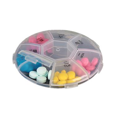 China Pill Storage Mini Pill Case Small Round Pill Box for sale