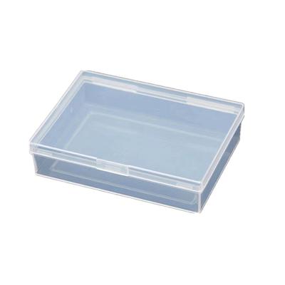 China Folding Eyelash Screw Nail Jewelry Components Packing Small Hard Clear Plastic Empty Storage Box for sale