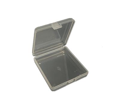 China Wholesale Viable Transparent Batteries Organizer Empty Plastic Memory Card Small Storage Box for sale