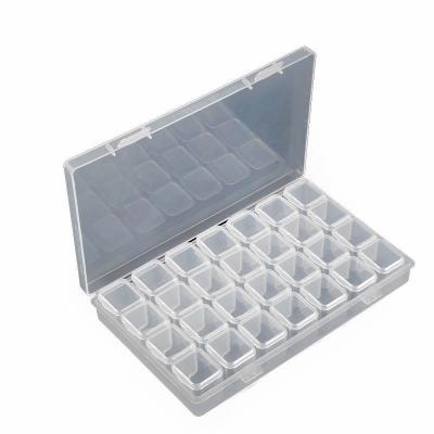 China Universal Use Plastic Divider Nails Storage Jewelry Box Organizer for sale