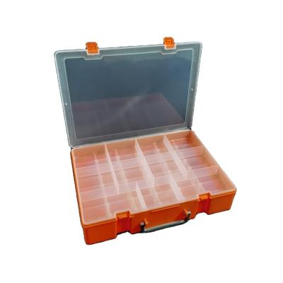 China Sustainable 48 Grids Compartments Clear Packaging Large Plastic Box for sale