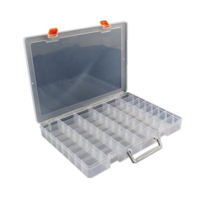 China Wholesale Viable Beads Screw Storage Box Home Office Clear Plastic Organizer for sale