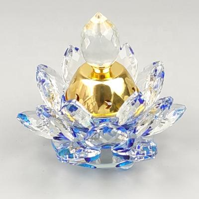 China No Single Blue Crystal Burner Mini Censer Decoration Censer Glass Set High Qwality for sale