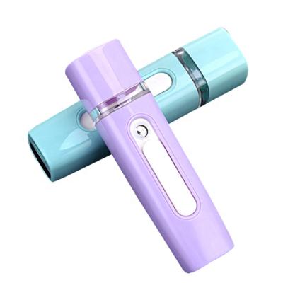 China Nanometer Face Spray Device Mini Portable Moisturizing Beauty Facial Mist Illuminating Hydrating Handheld Jet for sale